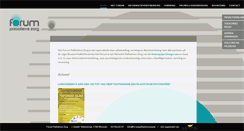 Desktop Screenshot of forumpalliatievezorg.be