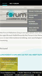Mobile Screenshot of forumpalliatievezorg.be